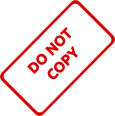 Do Not Copy Business Stamp 1 clipart