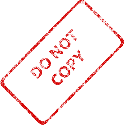 Do Not Copy Business Stamp 2 clipart