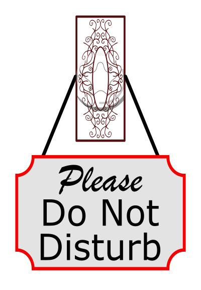 Do Not Disturb clipart