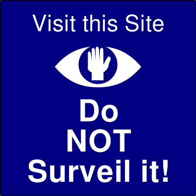 Do Not Surveil this Site clipart
