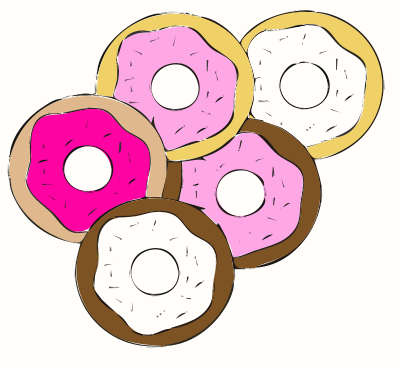 Do you like doughnuts? 2 clipart