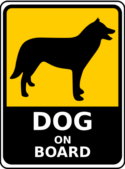 Dog On Board clipart