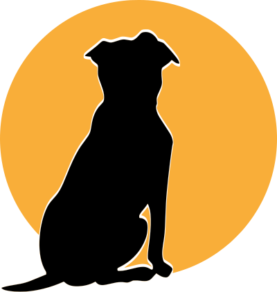 Dog Silhouette Logo clipart