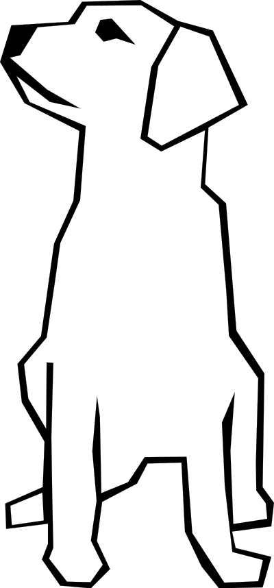 Dog (Simple Drawing) clipart