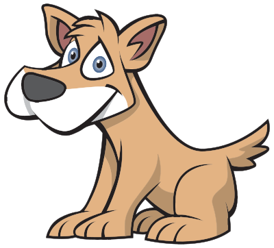 Dog With Blue Eyes clipart
