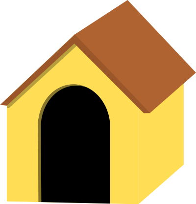 Doghouse clipart