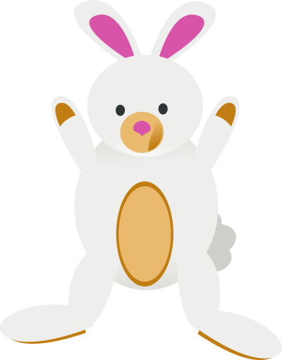 Doll rabbit clipart
