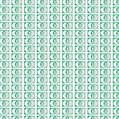 Dollar bills pattern clipart