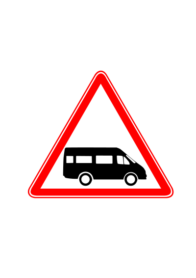 Dollar Van hazard clipart