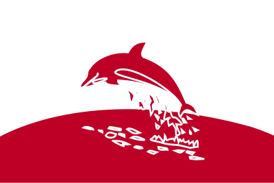 Dolphin red clipart