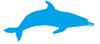 Dolphin refixed clipart