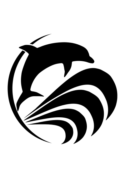 Dolphin tattoo #dailysketch clipart