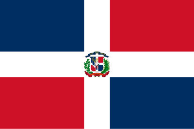 Dominican Flag clipart