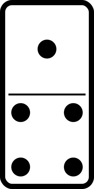 Domino set 10 clipart