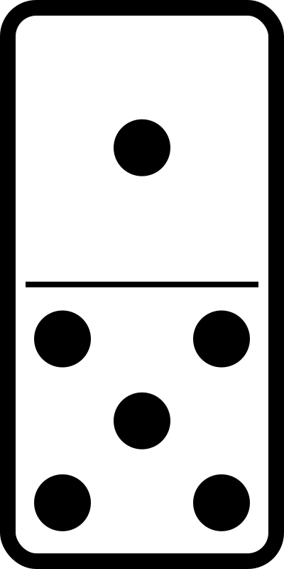 Domino set 11 clipart