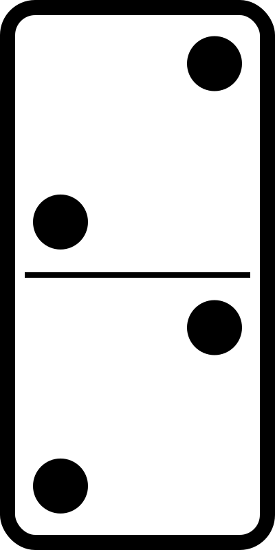 Domino set 13 clipart