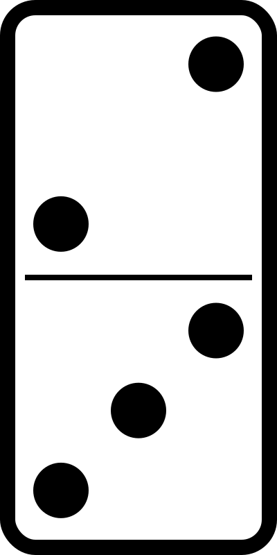 Domino set 14 clipart