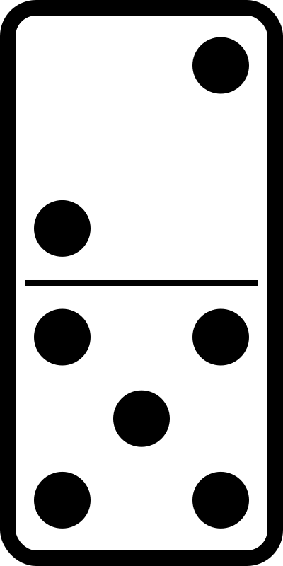 Domino set 16 clipart