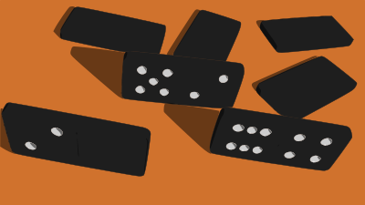 Dominoes clipart