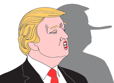 Donald Trump And Shadow clipart