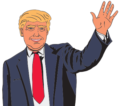Donald Trump Cartoon clipart