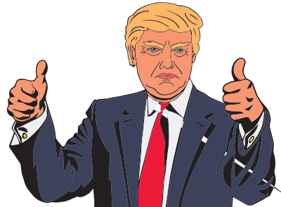 Donald Trump Cartoon 3 clipart