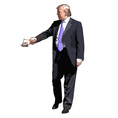 Donald Trump Handshake clipart
