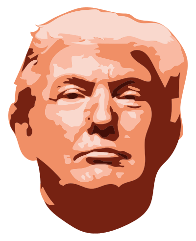 Donald Trump Head clipart