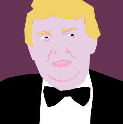 Donald Trump Polygonal Portrait clipart