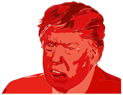 Donald Trump Portrait 3 Surreal 7 clipart