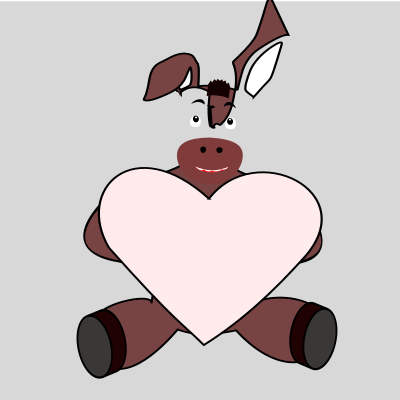 Donkey 02 clipart