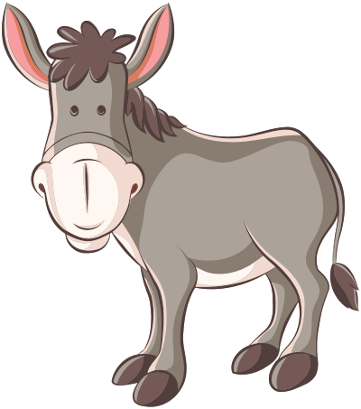 Donkey 2 clipart