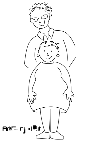 DONNA E UOMO clipart