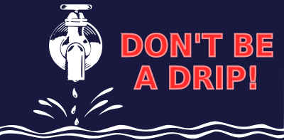 Don't be a drip clipart