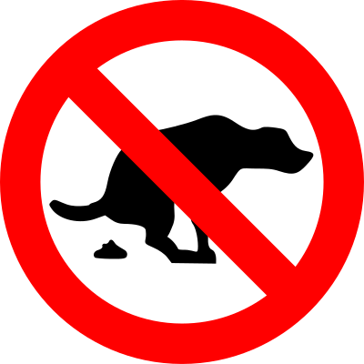 Don't crap! clipart