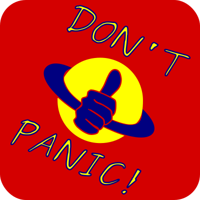 Don't Panic clipart