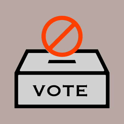 Don't Vote clipart