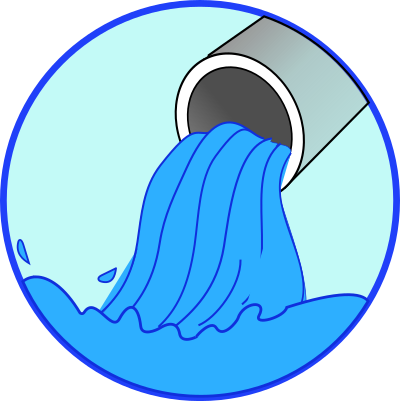Don't waste water clipart