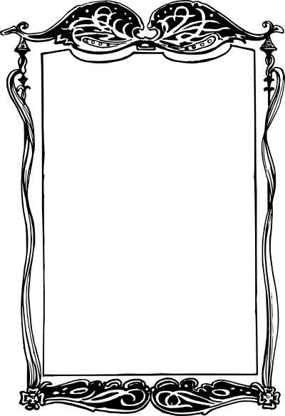 Doodle Wing Frame clipart