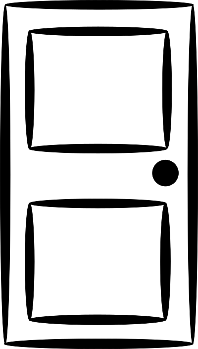 door Line Art clipart