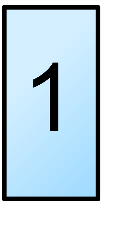 Door number 1 is closed clipart