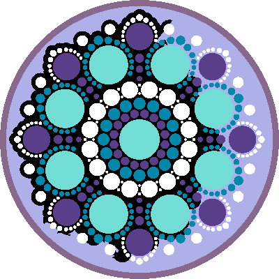 Dot Mandala - Decorative clipart