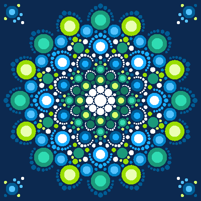 Dot Mandala - Decorative 8 clipart