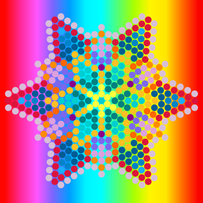 Dot Mandala - Flower Colorful clipart