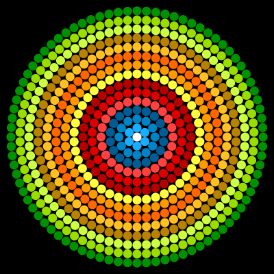 Dot Mandala - Rainbow Colorful clipart