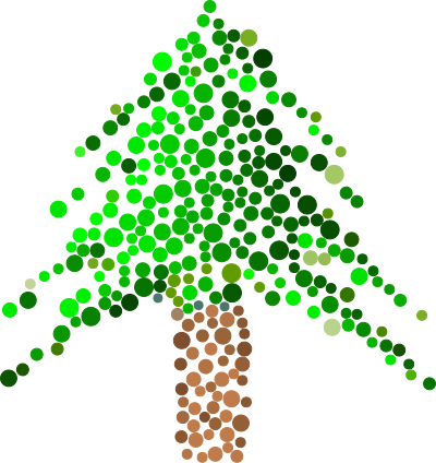 Dot Tree clipart
