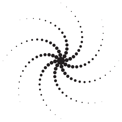 Dots swirl clipart