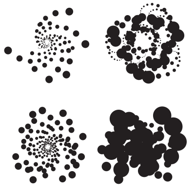 Dotted black paint splatter clipart