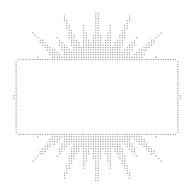 Dotted Burst Frame (Variation) clipart