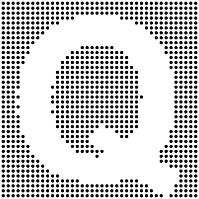 Dotted Capital Q Inverted clipart